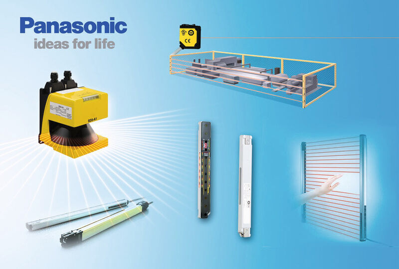 Anwendungsgebiete dieser optoelektronischen Schutzeinrichtungen finden sich vor allem in der Absicherung von Gefahrenstellen bzw. Gefahrenbereichen - zum Beispiel an Press-, Abkant-, Biege- und Spritzgussmaschinen, sowie Bestückungsautomaten und Industrierobotern in automatisierten Fertigungssystemen und im Maschinen- und Anlagenbau. (Bilder: Panasonic Electric Works)