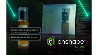 Von der Texteingabe zum CAD-Modell: PTC erprobt mit Onshape Labs neue Wege für die KI-gestützte Konstruktion. (Bild: PTC)