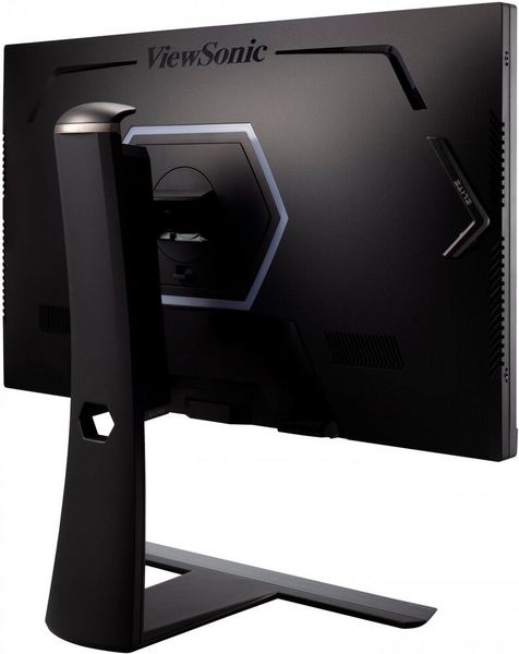 Der Monitor ist höhenverstellbar, mit zwei Lautsprechern und einem USB-Hub ausgestattet. (Viewsonic)