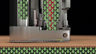 Die 360°-Absaug- und Materialansaugtechnik von Eurolaser fixiert das Material sicher auf der Bearbeitungsfläche und sorgt für saubere Schnittkanten ohne Schmauchspuren. (Bild: Eurolaser)