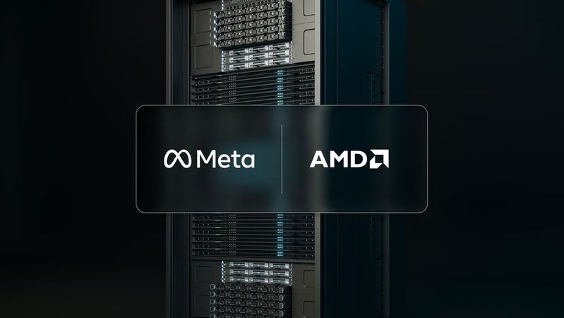 Meta schließt einen Großvertrag für den Erwerb von GPUs und CPUs von AMD sowie von „Helion“-Racksystemen (im Bild).(Bild:  Meta)