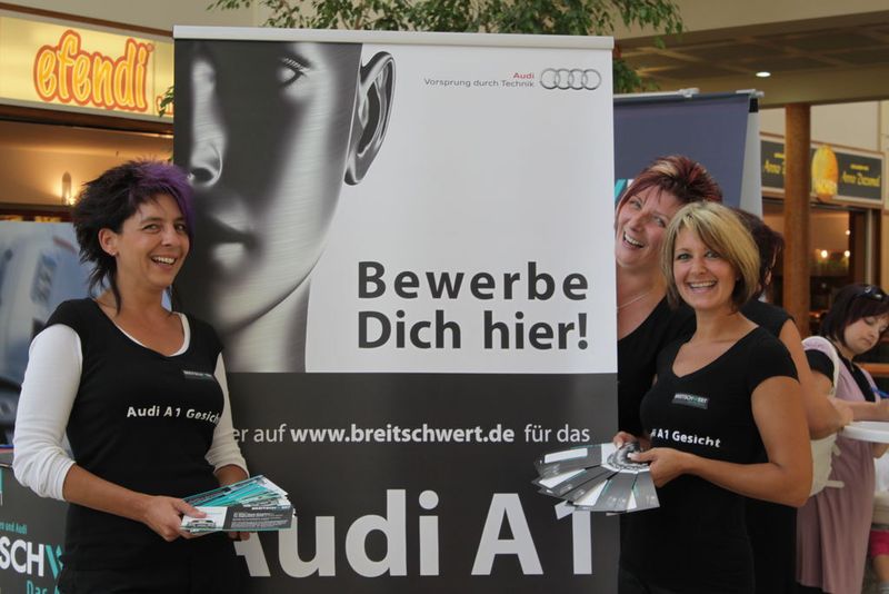 Nicht nur Social Media: Ganz real und lebendig war die Werbekampagne zur Einführung des Audi A1. (Archiv: Vogel Business Media)