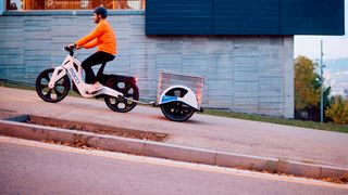 Im Smart Pedal Vehicle „Mocci“ feiert der „Free Ride“ genannte Bike-by-Wire-Antrieb von Schaeffler und Heinzmann Premiere. (Bild: Mocci/Adrien Crasnault)