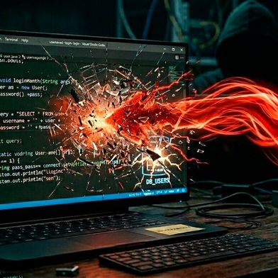 Cyberangreifer können die SQL-Injection-Schwachstelle in Fortinets FortiClient EMS ausnutzen, indem sie speziell präparierte HTTP-Anfragen mit bösartigen SQL-Befehlen an den anfälligen Server senden. (Bild: Gemini / Vogel IT-Medien GmbH / KI-generiert)