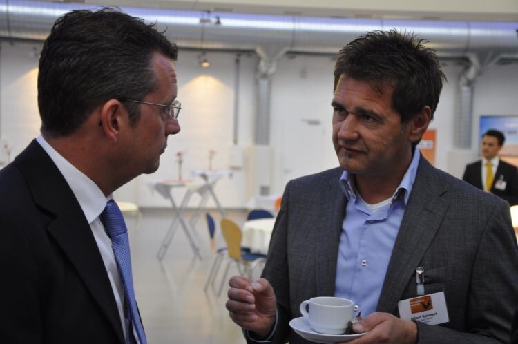 Albert Reinhard (Real Auto GmbH) hatte aus Schweinfurt keine lange Anreise. (Foto: Richter)