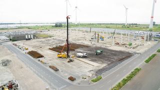 Baustelle am VW-Werk in Emden. (Volkswagen)