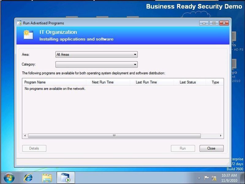 Die Advertisements lassen sich am Client-Gerät durch den SCCM-Agenten einsehen. (Archiv: Vogel Business Media)
