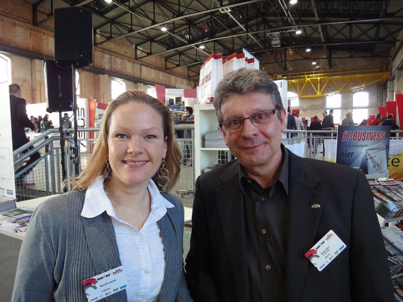 Hannah Lamotte, IT-BUSINESS, und Dieter Röhrl, Devil (Archiv: Vogel Business Media)