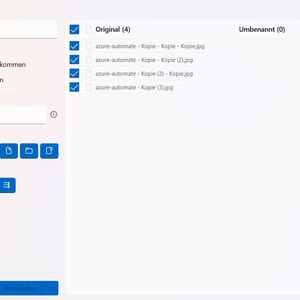 Ändern von Dateien und Verzeichnissen mit PowerRename.(Bild:  Joos – Microsoft)