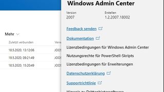 Windows-Netzwerke mit dem Windows Admin Center verwalten (Screenshot: Thomas Joos). (Windows-Netzwerke mit dem Windows Admin Center verwalten (Screenshot: Thomas Joos).)