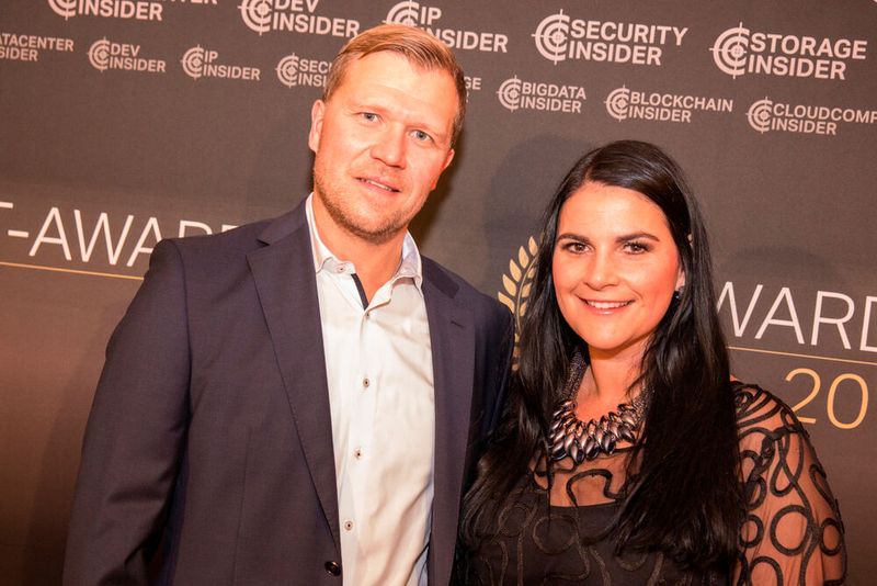 Daniela Stolz und Marco Kain sind für Sophos angereist. (Bild: artful rooms / VIT)