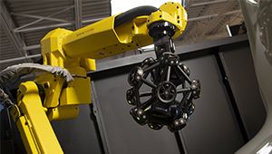 MetraSCAN-R on robot_creaform.jpg (AMETEK GmbH Division Creaform Deutschland)