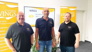 Die Geschäftsleitung von Bitwings mit Wolfgang Geng, Andreas Klughardt und André Riegel (v.l.) (Bild: Bitwings)
