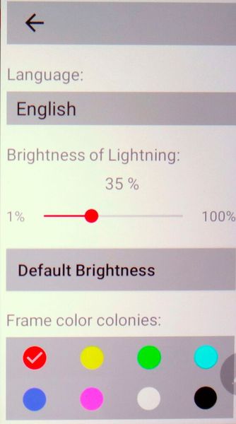 Parameters such as brightness or the color of the marking can be freely adjusted. (Source: Funke-Dr. N. Gerber Labortechnik )
