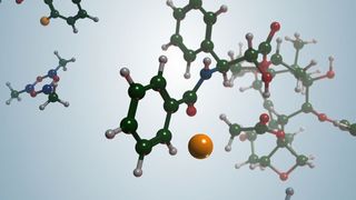 Der Cobaltkatalysator spaltet selektiv eine C-H Bindung. (Lutz Ackermann)