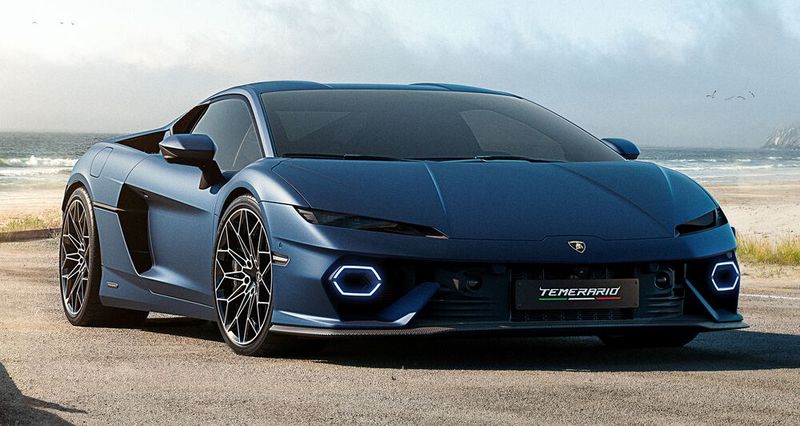 Neuzugang: Der Lamborghini Temerario mit 920 PS startet im Herbst 2025 durch.(Bild:  Lamborghini)