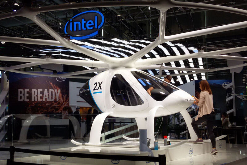 Intel warb mit künstlicher Intelligenz sowie Volocopter... (Srocke)