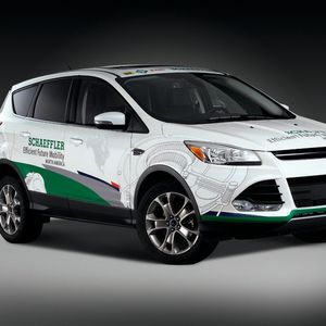 Das Demonstrationsfahrzeug Efficient Future Mobility North America hat Schaeffler jetzt in Detroit vorgestellt.