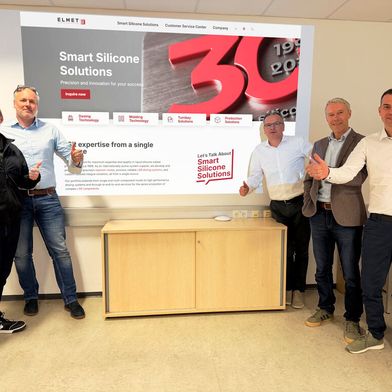 The Elmet management team, left to right: Horst Binderlehner (Operations), Thorsten Häuser (Development), Harald Wallner (CEO), Gerhard Mühlberger (Finance), and David Gebeshuber (Sales).  (Source: Elmet)