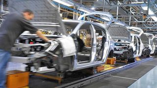 Die europäischen Automobilwerke sind häufig nicht ausgelastet. Vor allem die fehlende E-Auto-Nachfrage schlägt durch.  (Bild: Feig Electronic)