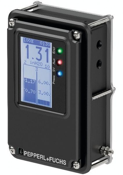The 7500 series Ex pzc/Type Z purge and pressurization system can be fully automatic or manual and purges a common enclosure of hazardous gas or dust to maintain positive pressure. (Pepperl+Fuchs)