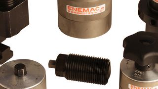 Gerade beim Herstellungsprozess von Edelstahlteilen in Pressen und Stanzen gewähren die Spannelemente ein hohes Maß an Sicherheit und Humanisierung der Arbeitsplätze durch geringe Handkräfte beim Spannen der erforderlichen Werkzeuge und Hilfsmittel. (Bild: Enemac)