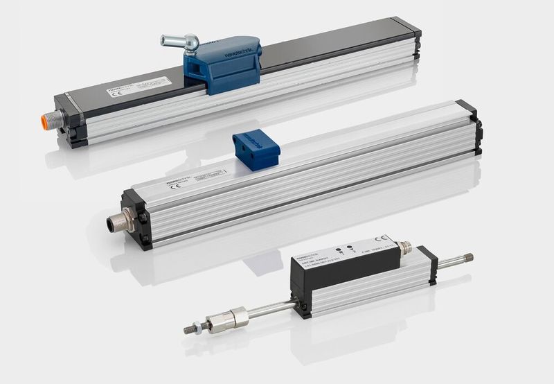 Lineare potentiometrische Wegsensoren messen die Einsinktiefe. (Novotechnik)