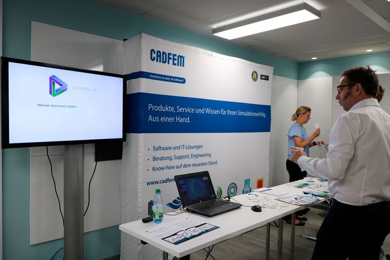 Cadfem trat zudem als Premiumsponsor der Veranstaltung auf, Business-Sponsoren waren B&R, Harting, Rittal und Wittenstein Alpha. (J. Pfeiffer/konstruktionspraxis)