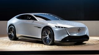 Das Konzeptauto Mazda Vision X-Coupe gewährt einen Ausblick auf das weiterentwickelte Kodo-Design des japanischen Herstellers. (Bild: Mazda)
