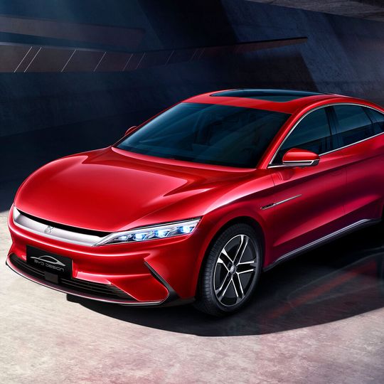 Der Luxus-Stromer BYD Han EV soll auch nach Europa kommen.(Bild:  BYD)