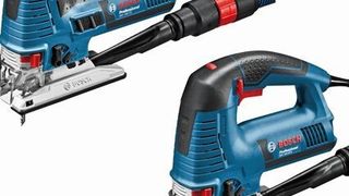 Die optimierte Doppelroller-Führung der Bosch-Stichsägen minimiert die Sägeblattbiegung, beugt Sägeblattverlauf vor. (Bild: Bosch)