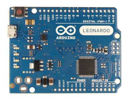 Arduino Leonardo: Front ohne Header (Bild: Arduino)