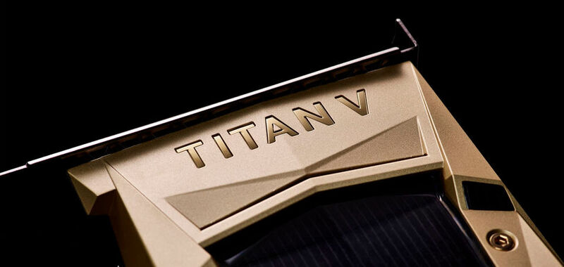 Grafik-Gigant: Die Titan V nutzt - genau wie die Tesla-Karte - die Power der Volta-GV100-GPU von Nvidia für KI-Berechnungen.