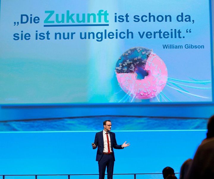 Fachvorstand Hermann-Josef Haag las SAP die Leviten und verzeichnete einen Triumph.  (© DSAG)