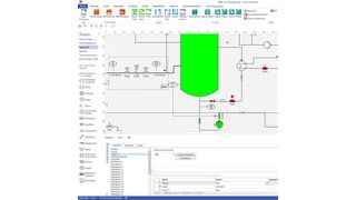 Visual Plant Engineer verfügt über eine neue Funktion, die Betriebszustände der Anlage visualisiert und dokumentiert. (Bild: X-Visual)