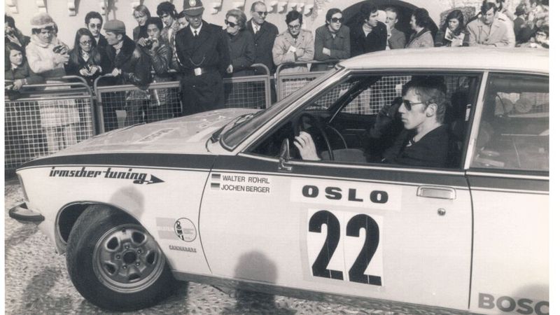 Walter Röhrl und Jochen Berger 1973 bei der Schweden-Rallye. Diesen Lauf zur Weltmeisterschaft gewann Stig Blomqvist mit einem Saab 96 V4. (Bild: Irmscher)
