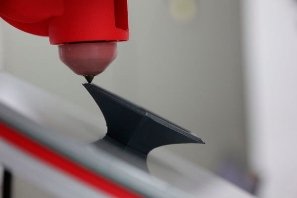 3D-Druck eines Objekts mit Überhang. (ZHAW)