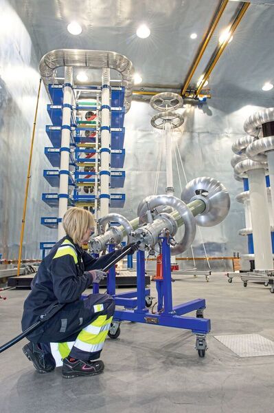 Newly expanded High Voltage Testing Centre in Stenungsund, Sweden (Borealis)