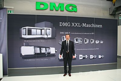 „Mit Drehlängen bis 6000 mm und Drehdurchmessern bis 1070 mm kommen wir mit der neuen CTX-delta 4000 und 6000 TC vielen Kundenwünschen nach“, meint Junger. (Archiv: Vogel Business Media)