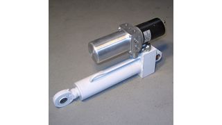 Bild 1: Hydraulikzylinder, der die Motor-Pumpen-Einheit Huckepack nimmt und daher ohne Hydraulikleitungen auskommt. (Archiv: Vogel Business Media)