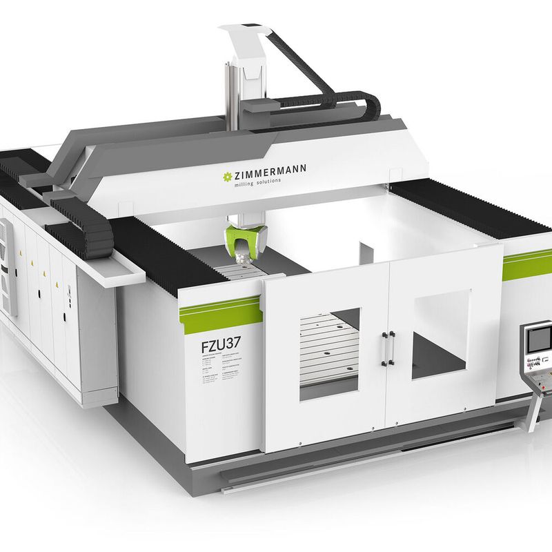 The FZU37 gantry milling machine is ideal for machining aluminium and composite materials.