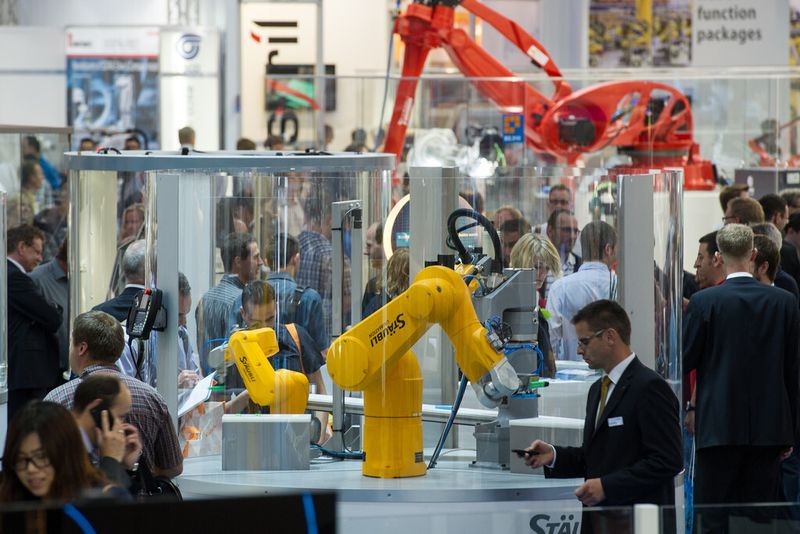 Rückblick: Impressionen von der Automatica 2012. (Bild: Messe München)