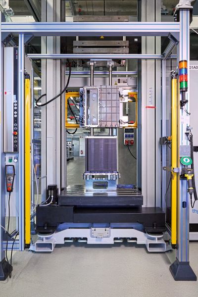 Das Brennstoffzellensystem des BMW iX5 Hydrogen (Bild: BMW)