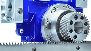 Servo-Schneckengetriebe mit Ritzel und Zahnstange. bBild: Wittenstein (Archiv: Vogel Business Media)