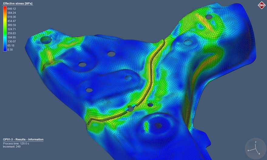Simufact_GR_Sub_chassis_automobile_frame_assy_stress ()