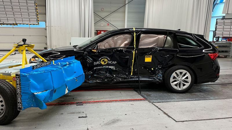 Der 2019 erstmals vorgestellte Skoda Octavia schaffte die Maximalbewertung. (Bild: Euro NCAP)