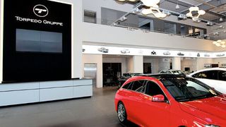 Innenansicht der neuen Ausstellungshalle der Topedo Garage Kaiserslautern. (Torpedo)