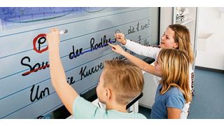 Kreide war einmal: der SMART-Board-Einsatz in der Grundschule. (Bild: Cooper & O'Hara)