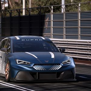Cupra präsentiert seinen ersten elektrisch angetriebenen Tourenwagen: den Cupra E-Racer. (Bild:  Seat)