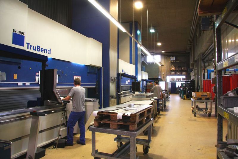 Zweckmässiges Fabriklayout: Mirap verfügt über die entscheidenden Voraussetzungen für eine wirtschaftliche Fertigung. (Bild: L.Meister)